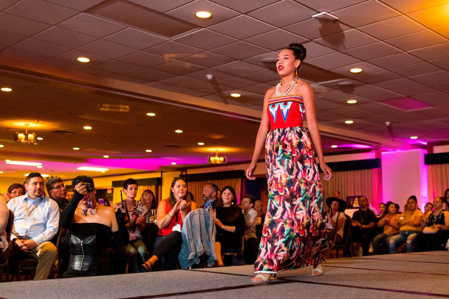 Fashion Show at the Native American Development Corporation's Conference